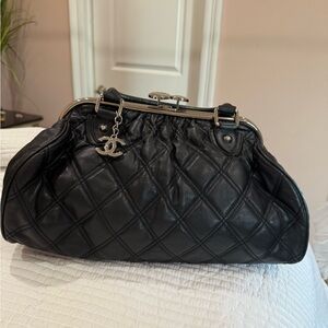 Black Quilted Shoulder Bag